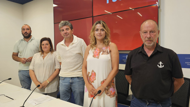 Rueda de prensa del grupo provincial socialista en la Diputación de Ourense