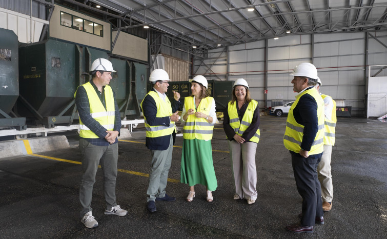 La Xunta estrena la mejora de la planta de transferencia de residuos de Sogama en Vigo