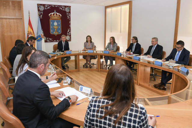 Reunión del Consello de la Xunta en el Parlamento de Galicia.