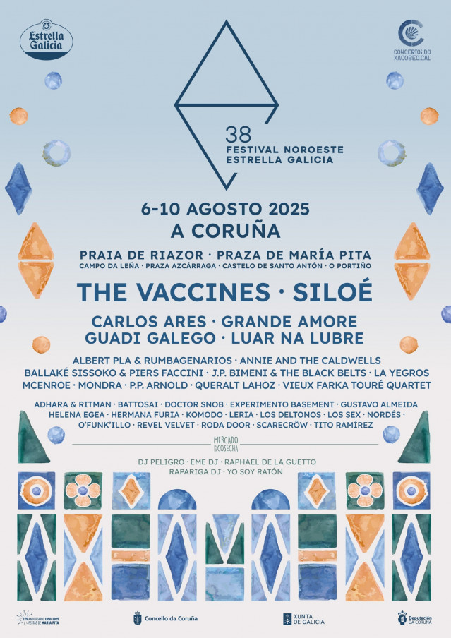 Cartel del Festival Noroeste Estrella Galicia