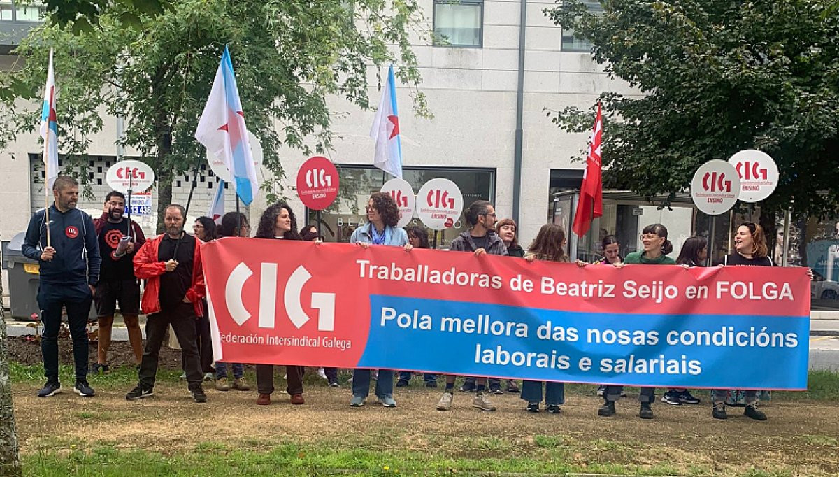 Una pasada protesta en las movilizaciones por el conflicto laboral en el estudio de Beatriz Seijo