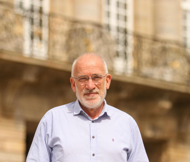 El portavoz municipal del PSdeG en Santiago, Gumersindo Guinarte.