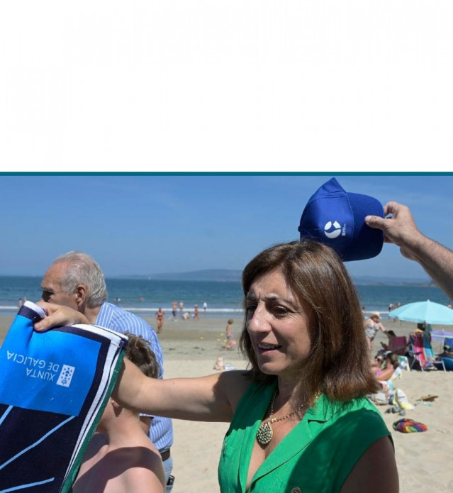 La conselleira Ángeles Vázquez en Miño