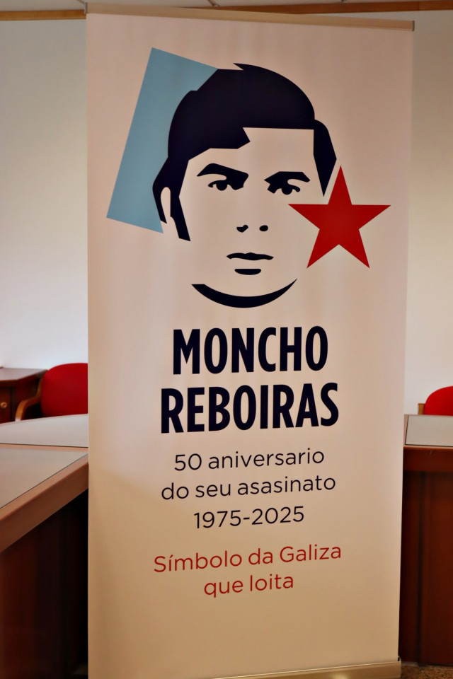 Cartel sobre Moncho Reboiras