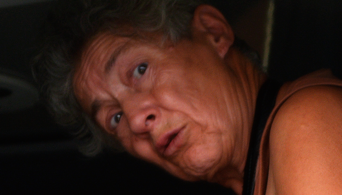 Cara dunhas das veciu00f1as evacuadas hoxe por un lume en Ourense