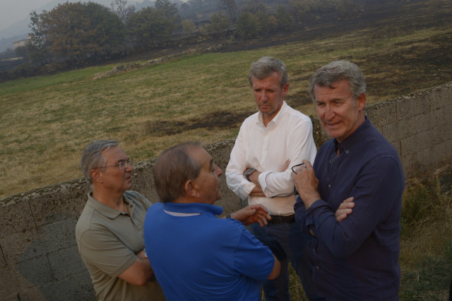 Feijóo y Rueda, en Chandrexa.