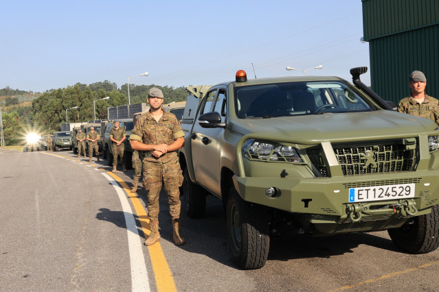 Fuerzas armadas de la operación 'Centinela Gallego'