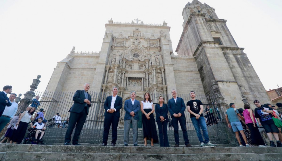 Inaguración restauración Basílica Mayor de Pontevedra en una foto de la Archidiócisis de Santiago