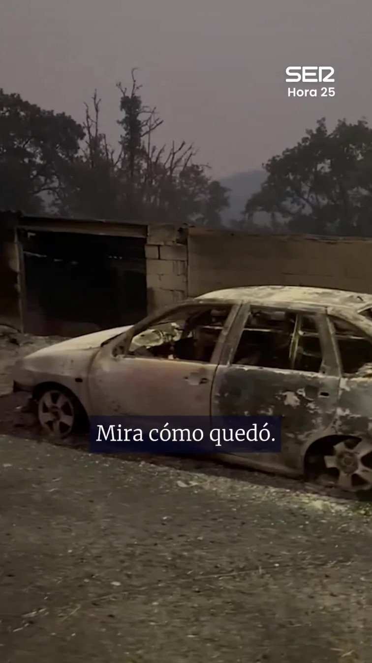 (VÍDEO) 32.500 hectáreas quemadas en Ourense con Chandrexa como principal foco activo