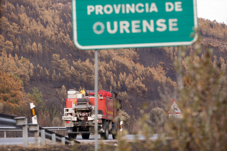 80.000 hectáreas quemadas y siete focos activos, así está el mapa de los incendios en Galicia