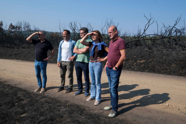 La conselleira de Medio Ambiente e Cambio Climático, Ángeles Vázquez, en una visita al Tecor de Dozón (Pontevedra), a 23 de agosto de 2025.