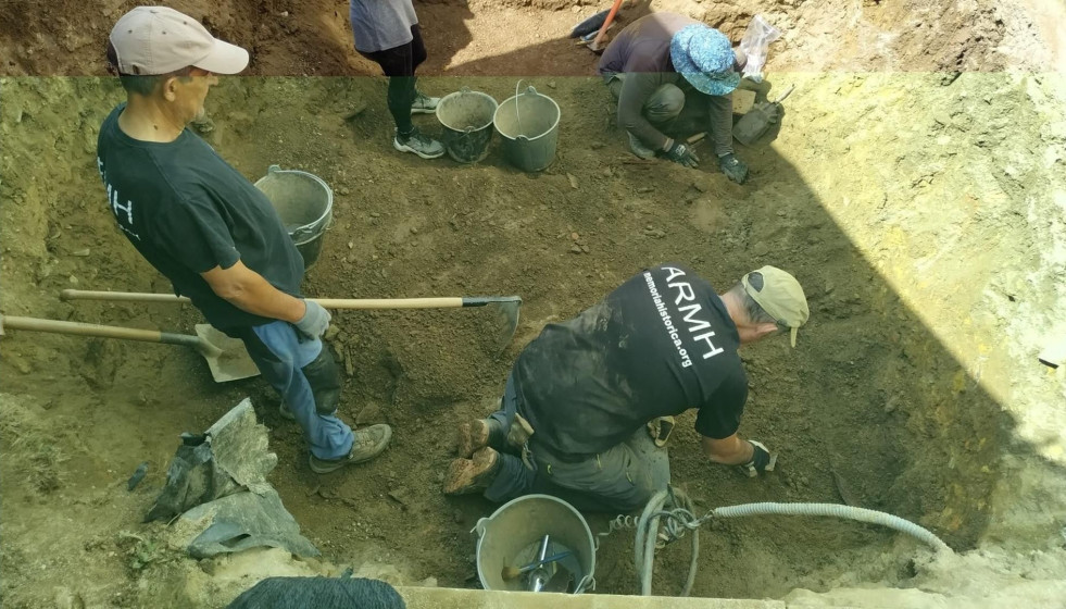 Recuperación fusilados en Mesía