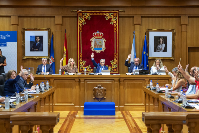 Pleno extraordinario en el mes de agosto de la Diputación de Ourense.
