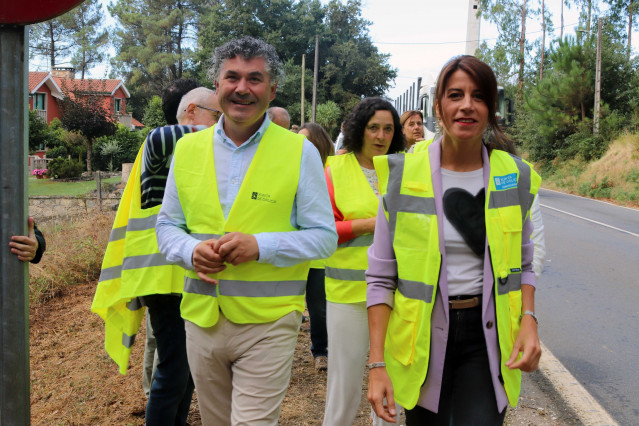 La Xunta ejecutará una nueva senda peonil en la carretera AC-960 en Boqueixón, por casi 750.000 euros