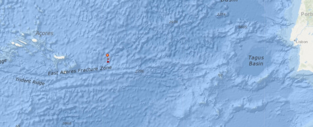 Punto de hundimiento del barco.