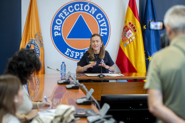 La directora general de Protección Civil, Virginia Barcones,