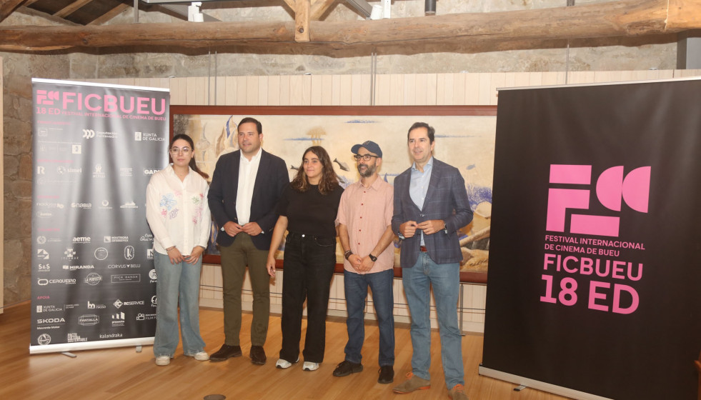El director de la Axencia Galega das Industrias Culturais, Jacobo Sutil, en la inauguración de la 18ª Edición del FICBUEU