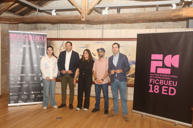 El director de la Axencia Galega das Industrias Culturais, Jacobo Sutil, en la inauguración de la 18ª Edición del FICBUEU