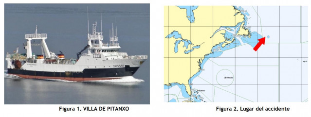 Archivo - Imagen del informe de la Ciaim sobre el Villa de Pitanxo