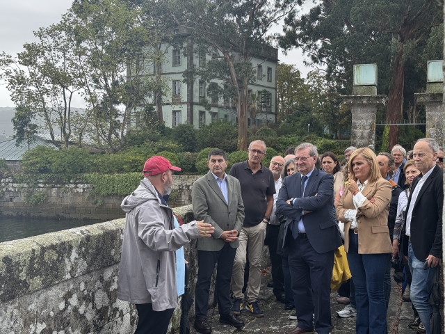 Visita del secretario de Estado de Memoria Democrática a la isla de San Simón, con motivo del inicio del procedimiento para declararla Lugar de Memoria.