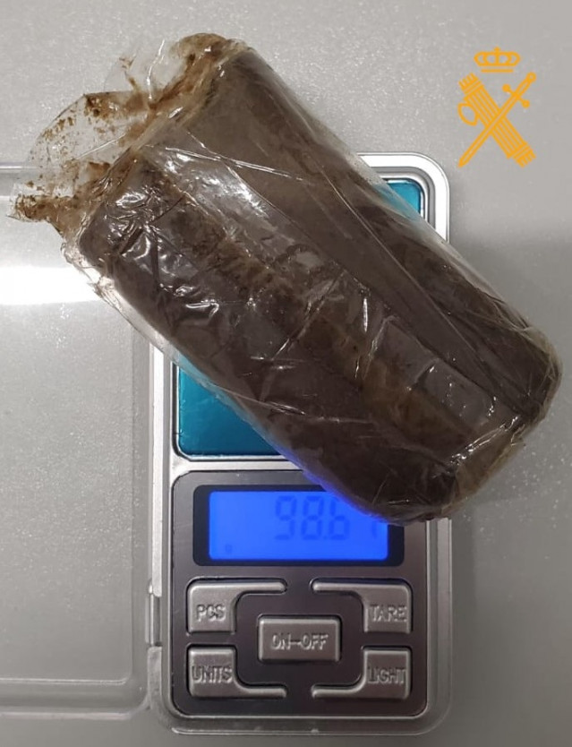 Pastilla intervenida por la Guardia Civil