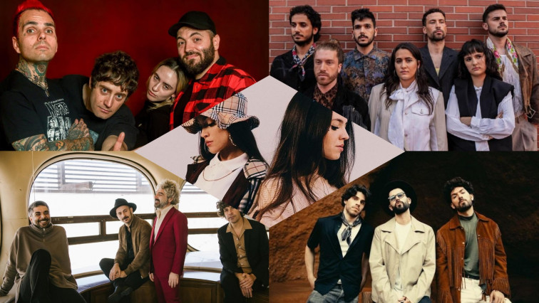 Cartel Festa do Marisco de O Grove: Siloé, La La Love You, Las Ninyas del Corro, De Ninghures, León Benavente...