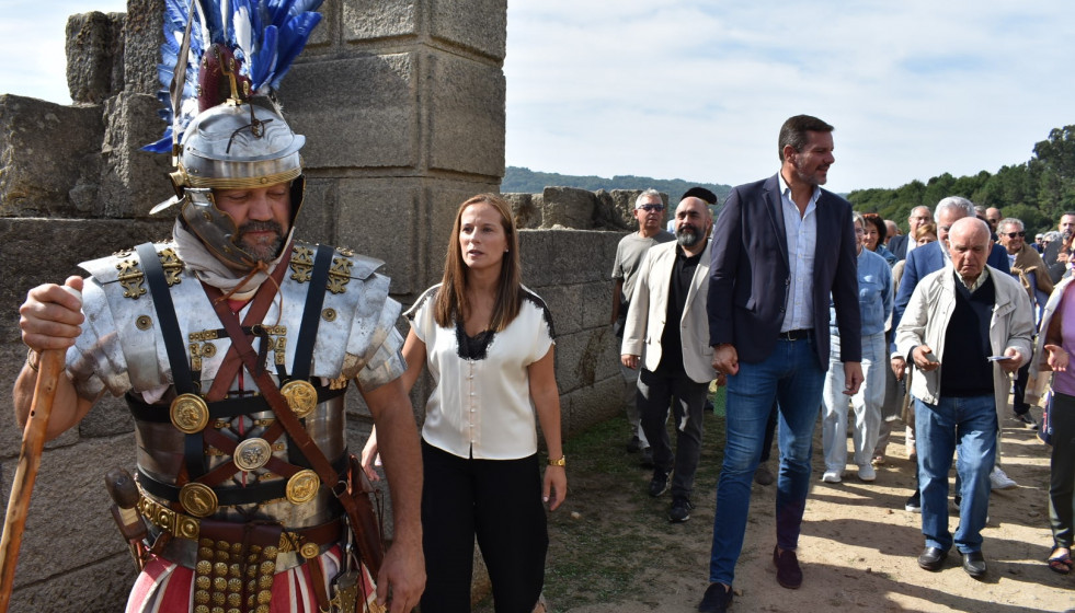 Celebración de los 50 años del inicio de las excavaciones de 'Aquis Querquennis', a 6 de septiembre de 2025.