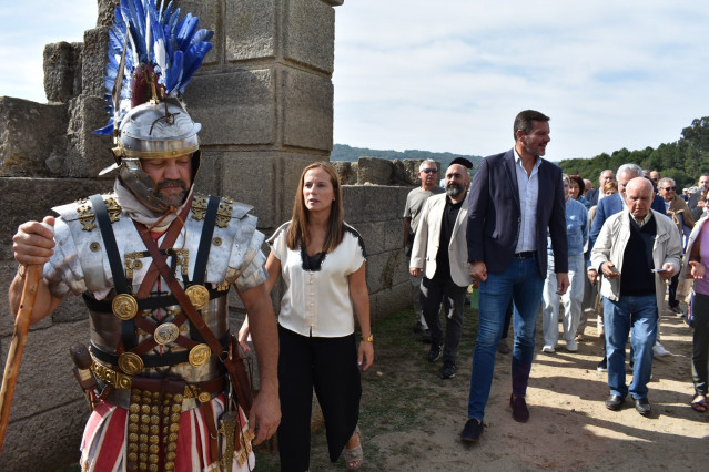 Celebración de los 50 años del inicio de las excavaciones de 'Aquis Querquennis', a 6 de septiembre de 2025.