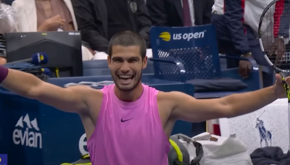 Carlos Alcaraz celebra su sexto Grand Slam en el US Open