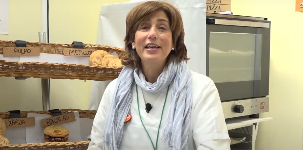 La responsable de Galuriu00f1a en una foto de Craega en Biocultura