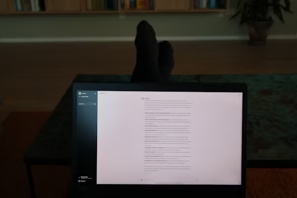 Escribiendo en el portu00e1til