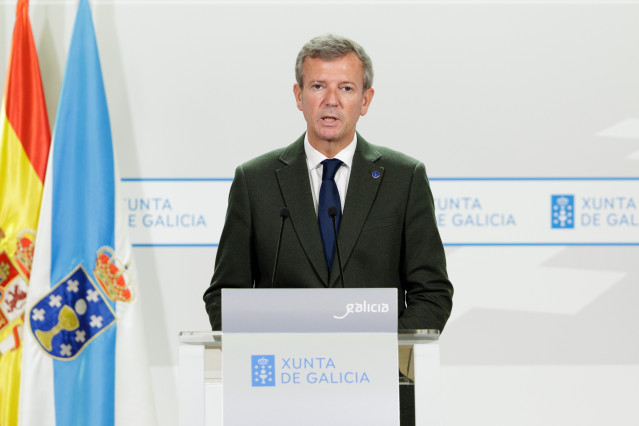 Rueda, en la comparecencia posterior al Consello de la Xunta.