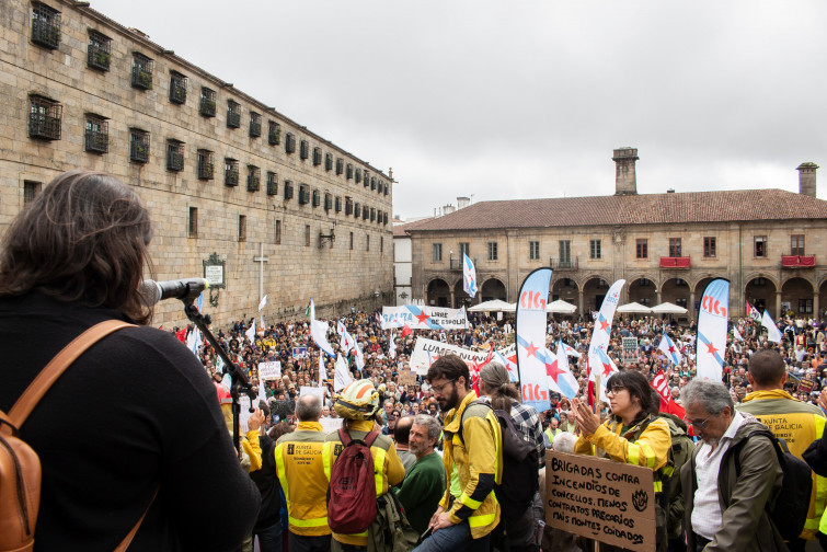 Rueda cree que la manifestación por los incendios tuvo 