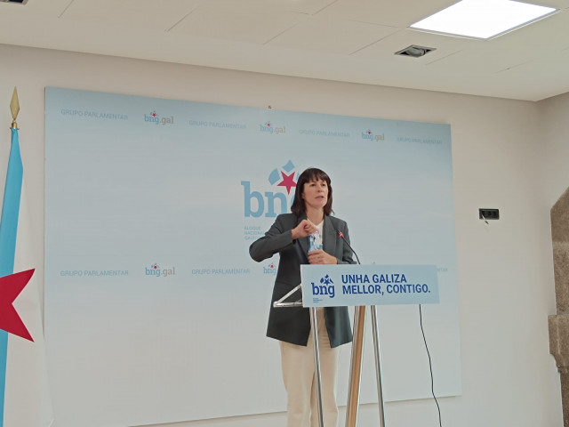 La portavoz del BNG, Ana Pontón