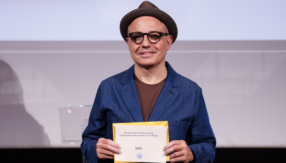 El cineasta Pablo Berger anuncia la película seleccionada para representar a España en los Oscar, en la Academia de Cine, a 17 de septiembre de 2025, en Madrid (España). La película ha sido galard