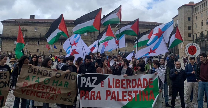 Protestas erguer palestina