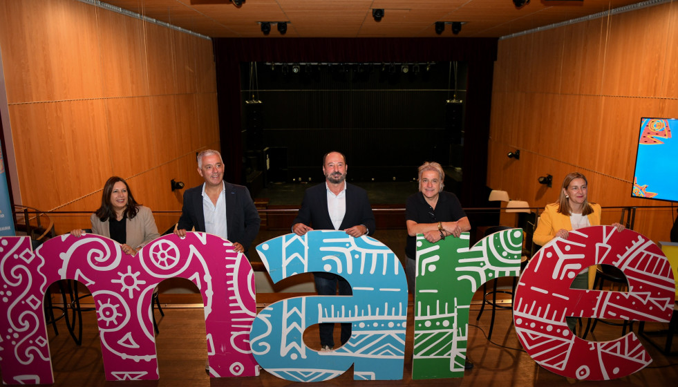 Presentación del Maré Festival de Artes e Músicas Atlánticas, en Santiago de Compostela.