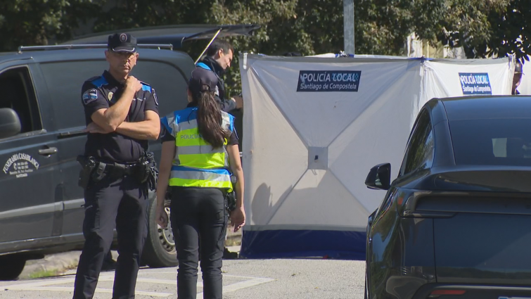 Accidente mortal entre un ciclista y un turismo en el Campus Sur de Santiago
