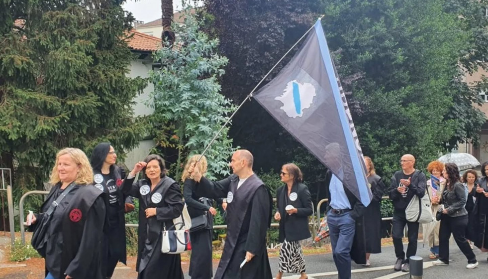 Una pasada protesta de los abogados del turno de oficio
