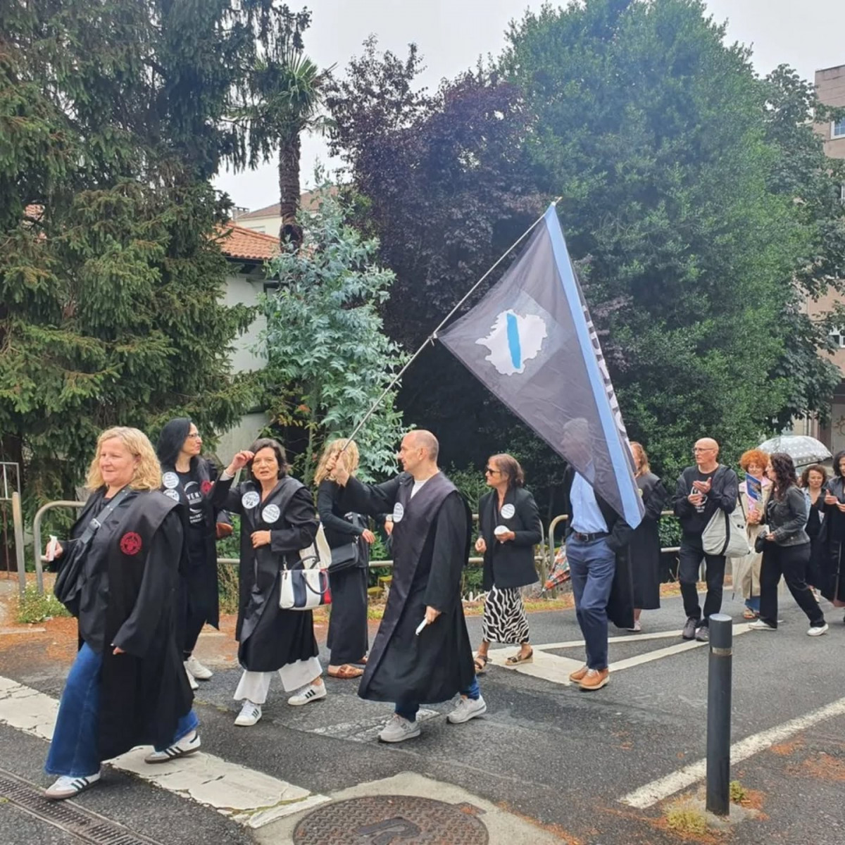 Una pasada protesta de los abogados del turno de oficio