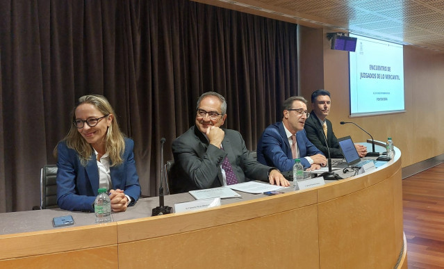 Inauguración del encuentro de jueces de lo Mercantil de toda España en Pontevedra.