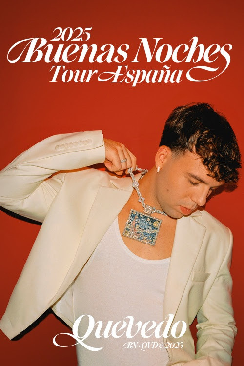 Poster de la gira 'Buenas Noches Tour' de Quevedo