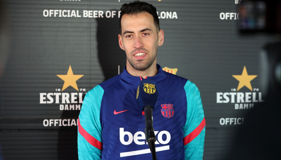 El jugador del FC Barcelona Sergio Busquets
