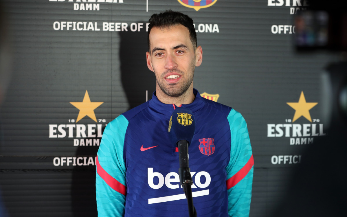 El jugador del FC Barcelona Sergio Busquets