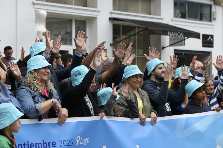 Lugo se llena de voces silenciosas reivindicativas en el Día Internacional de las Personas Sordas
