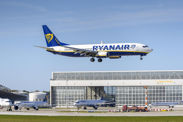 Avión de Ryanair