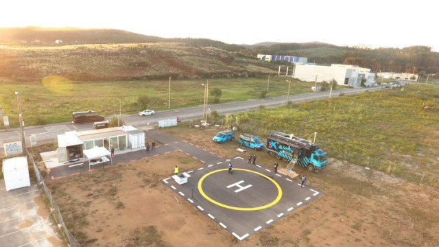 Archivo - Ensayo de la AXEGA y el ITG del uso de drones en emergencias