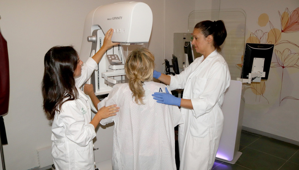 Mamografía a una paciente, imagen de archivo.