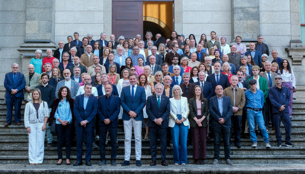 Presentación del libro de la Colección de arte do Parlamento.
