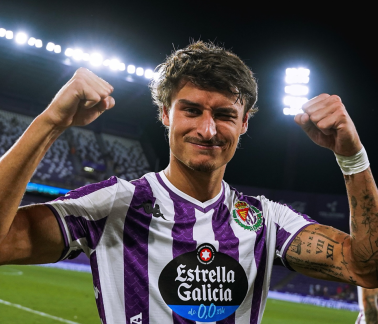 Guille Bueno y Trilli, la dupla made in Abegondo que se ha hecho dueña de las bandas del Real Valladolid